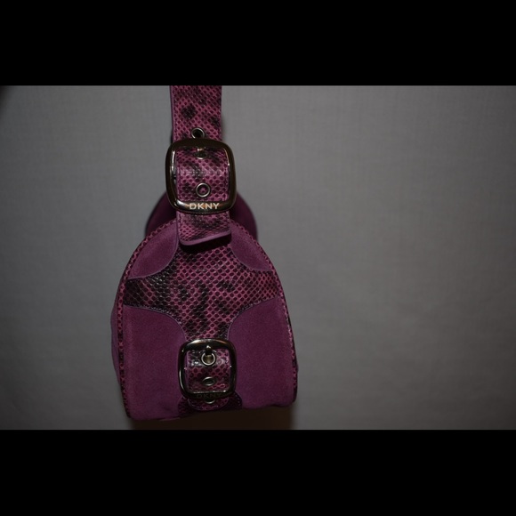 DKNY pink and print handbag - Picture 7 of 8